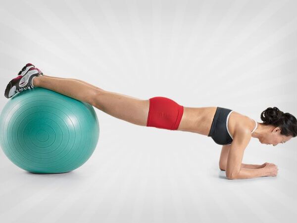 Bài tập Stability Ball Plank