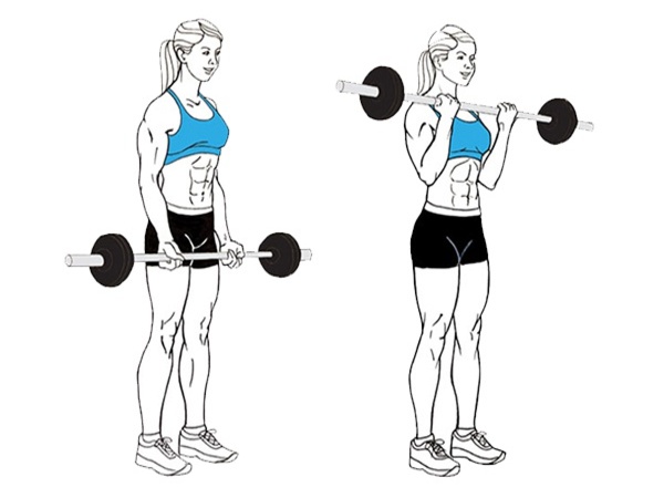 Bài tập Bent Barbell Curl