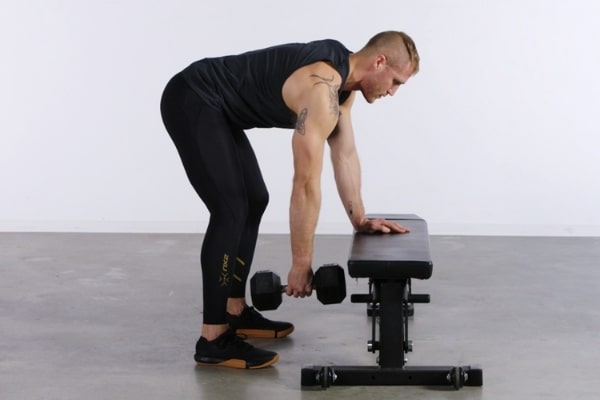 Dumbbell Row (Kéo tạ đơn)