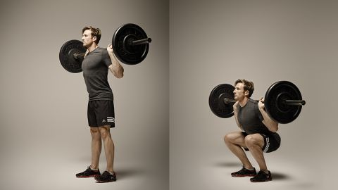 Barbell Squat (Ngồi xổm với tạ đòn)