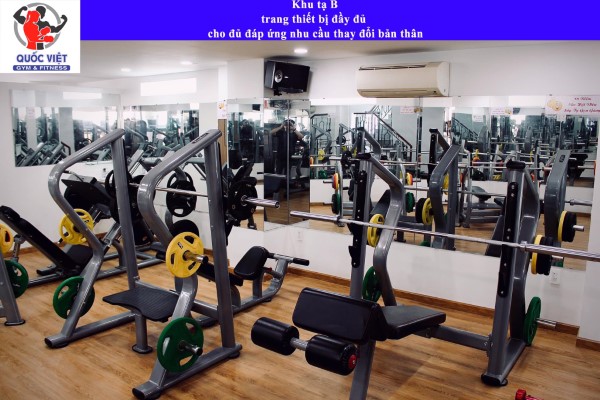 CLB Gym Quốc Việt phòng gym quận 11 chuyên nghiệp