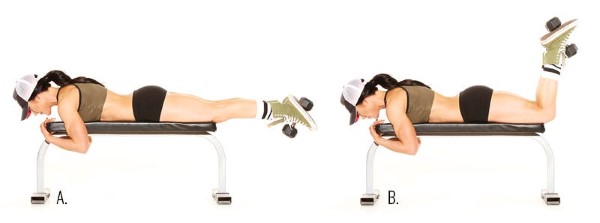 Leg Curl (Gập chân) với tạ nặng