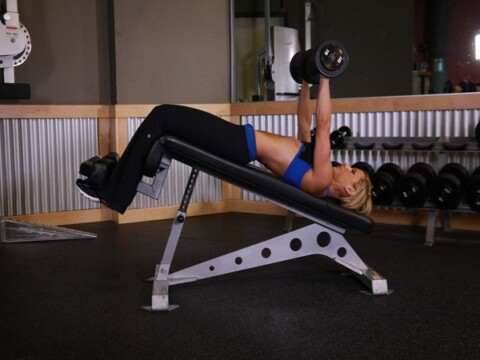 Bài tập Decline Dumbbell Fly