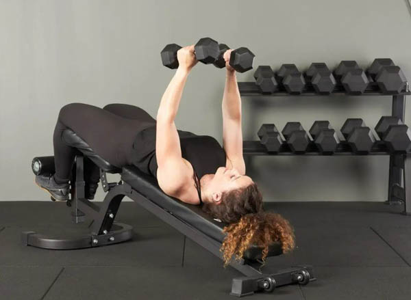 Decline Dumbbell Press Decline Dumbbell Press
