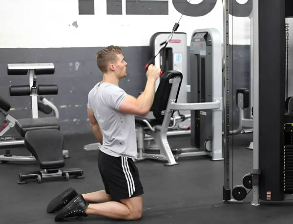 Single-arm cable row Single-arm cable row